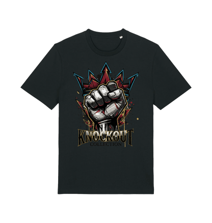 Black Printed T-shirt Front