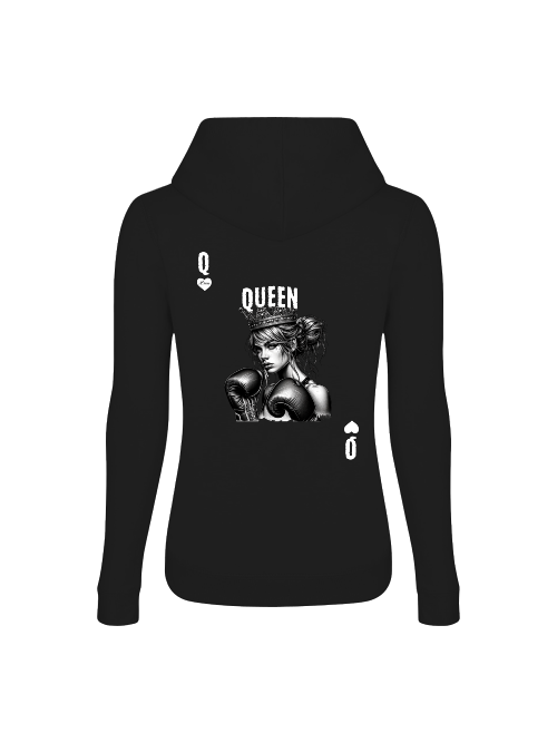 Girlie College Hoodie | Boxing Queen II