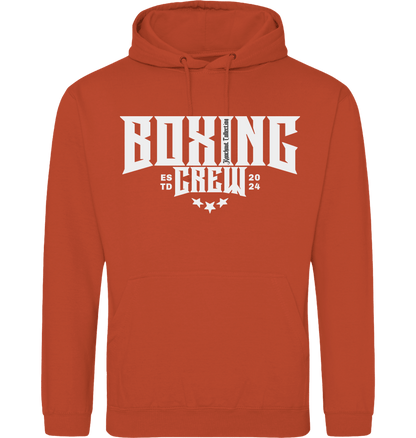 Burnt Orange Printed Hoody Front