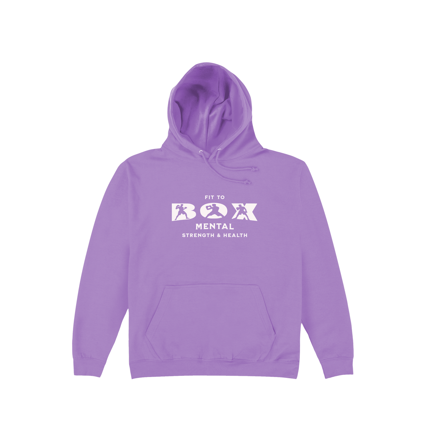 Digital Lavender Printed Hoody Front