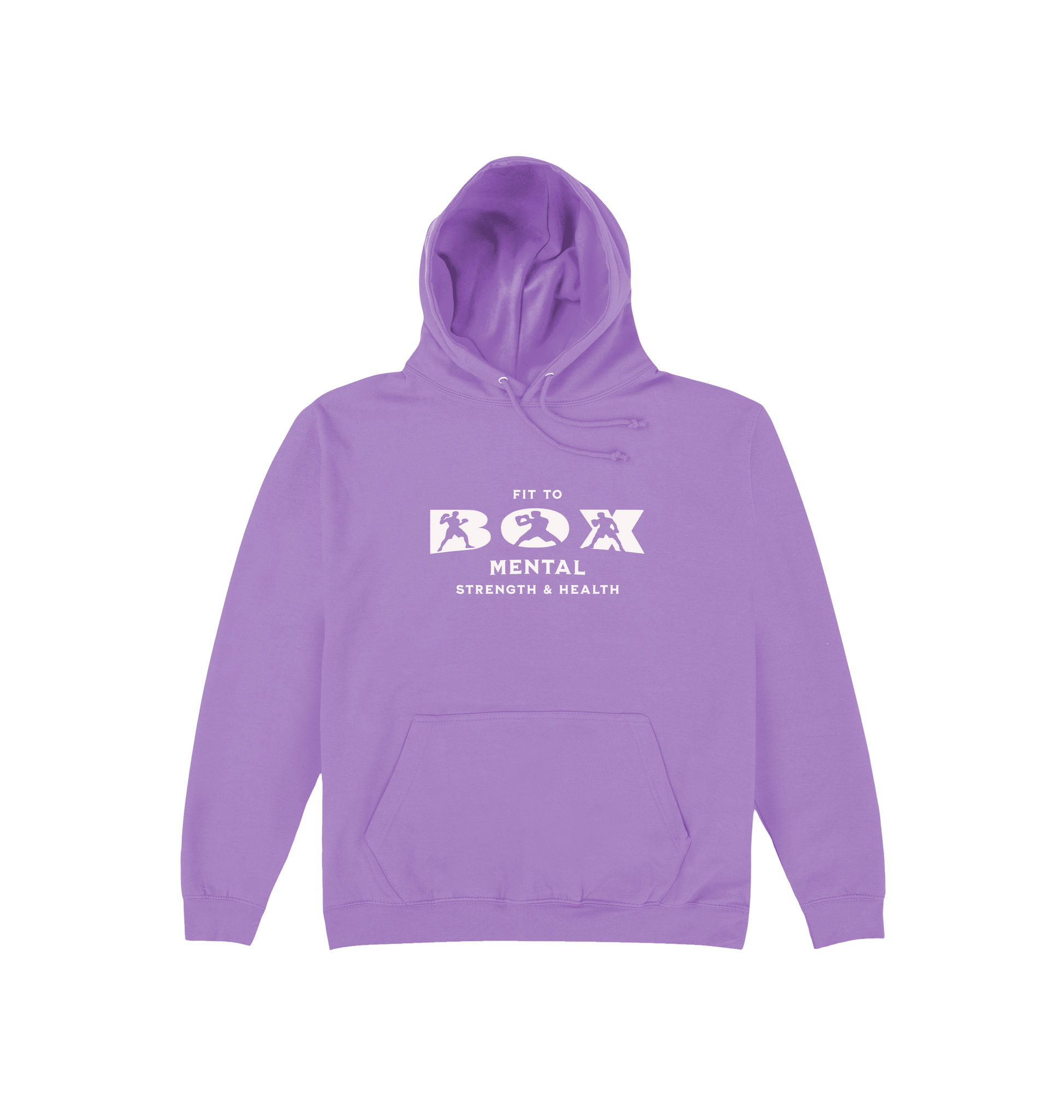Digital Lavender Printed Hoody Front