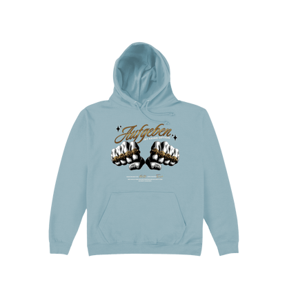 Sky Blue Printed Hoody Front