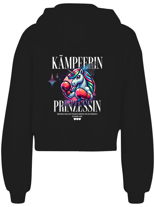 Ladies Short Oversized Zip Jacket Boxen | Kämpferin