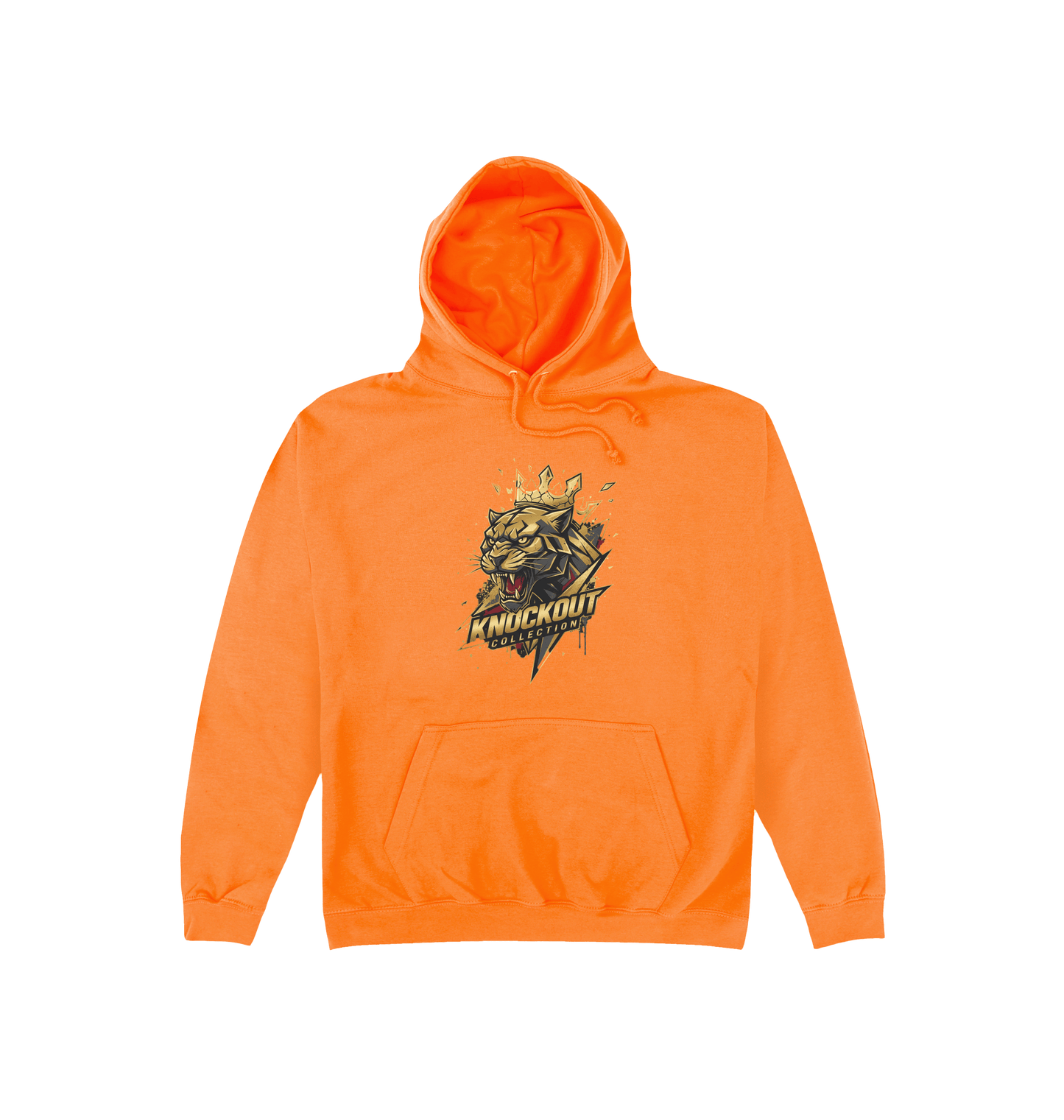 Orange Crush Printed Hoody Front