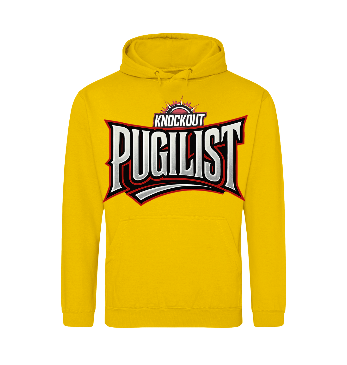 Gold Printed Hoody Front