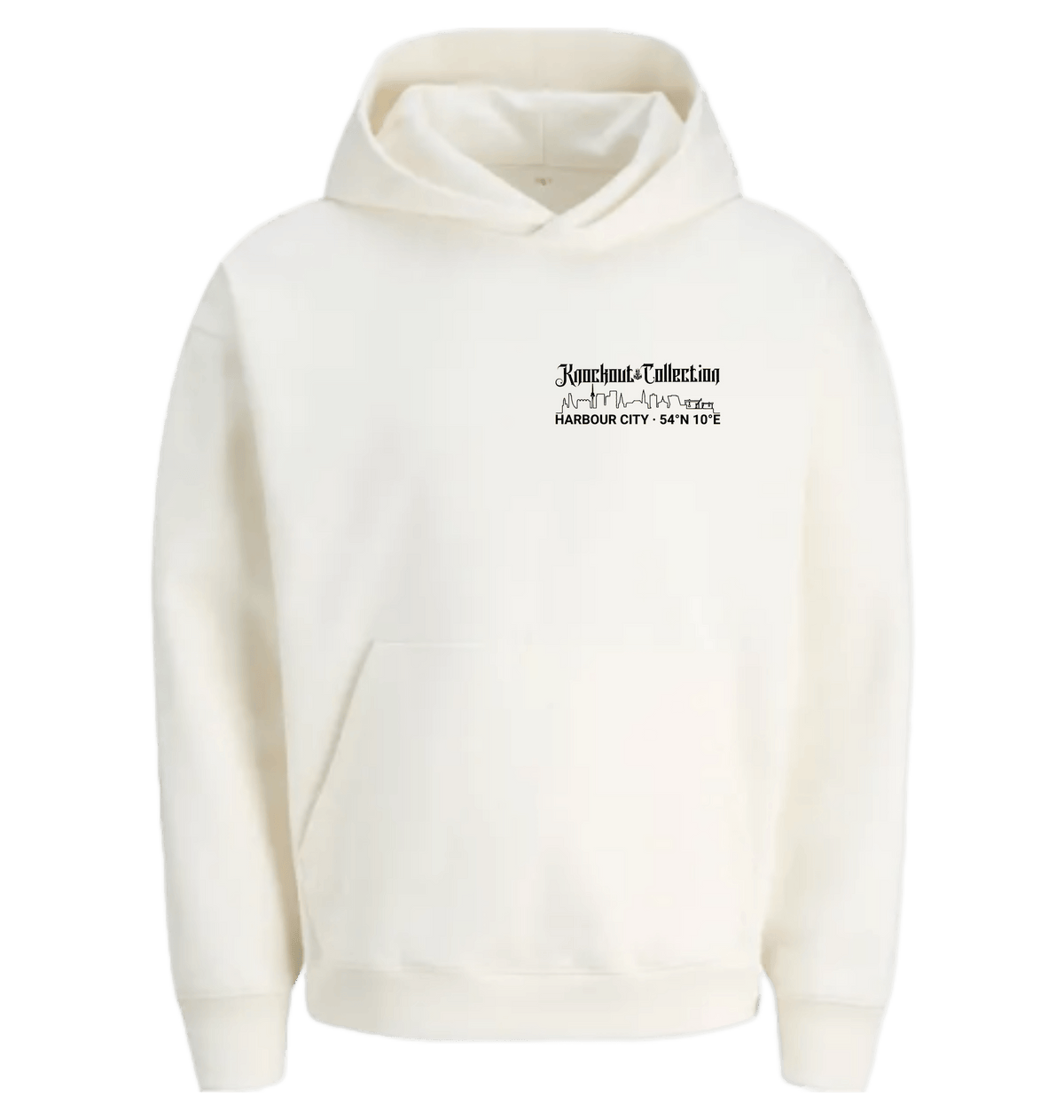 Egret Printed Hoody Front