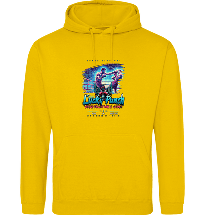 Gold Printed Hoody Front