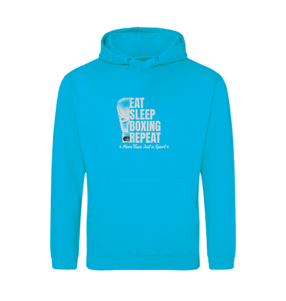 Hawaiian Blue Printed Hoody Front