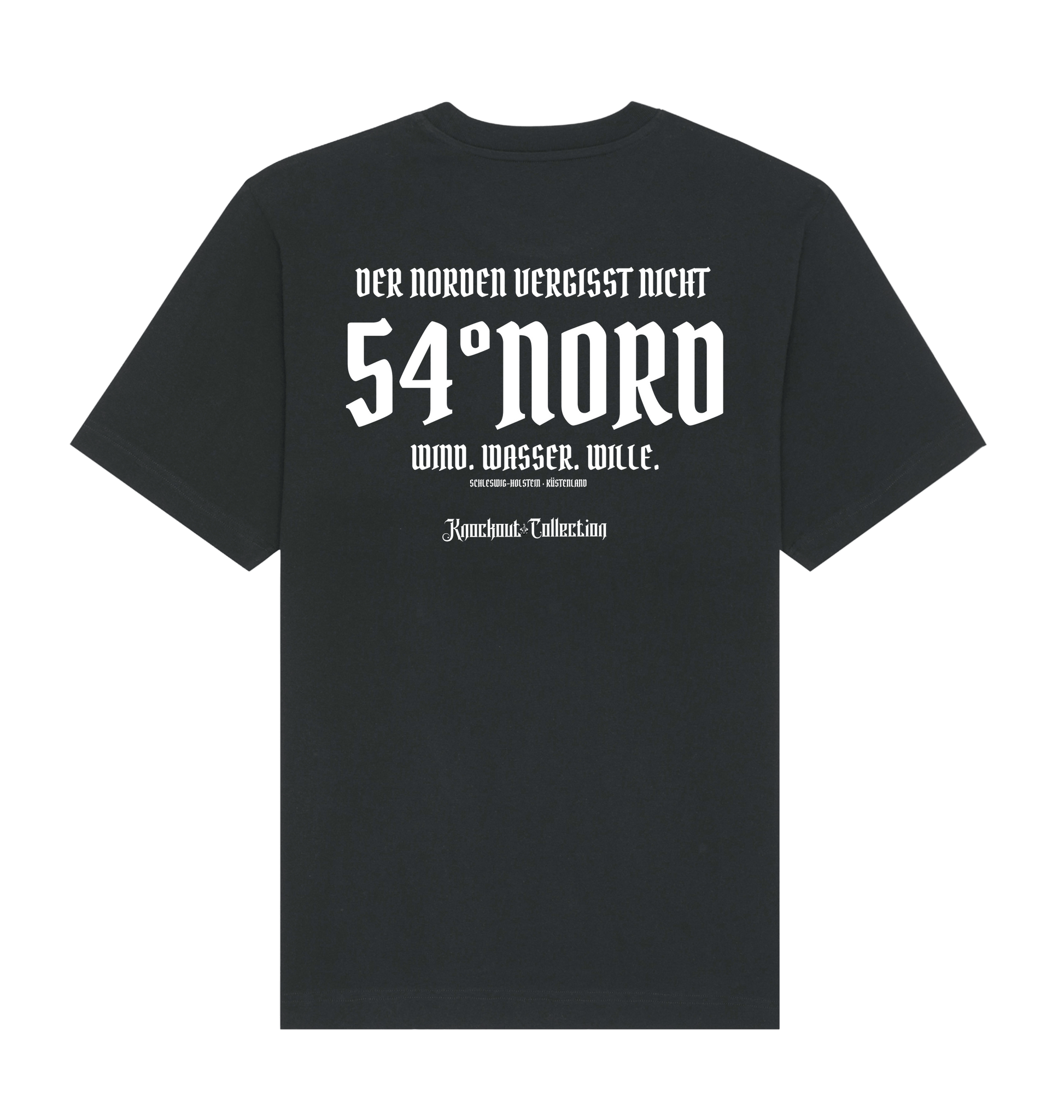 Black Printed T-shirt Back