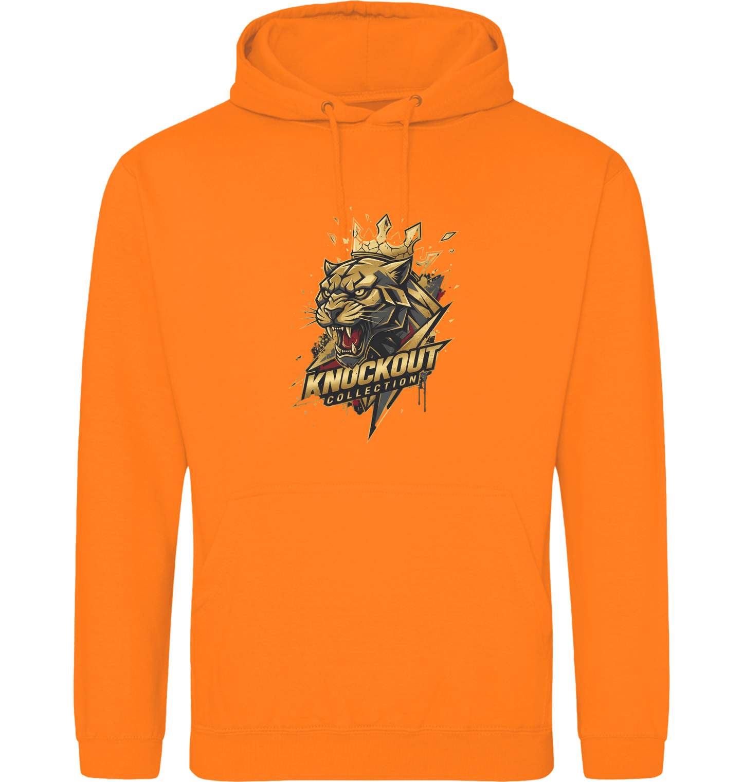 Orange Crush Printed Hoody Front