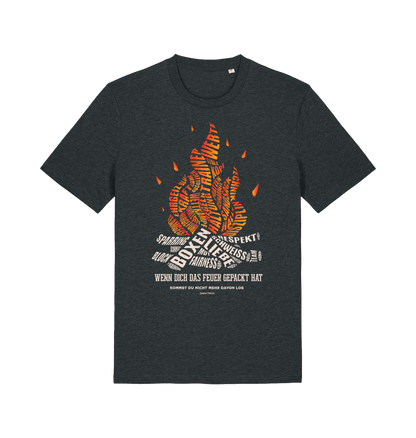 Dark Heather Grey Printed T-shirt Front