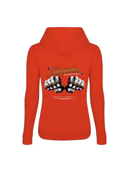 Girlie College Hoodie Boxen | Aufgeben ist keine Option