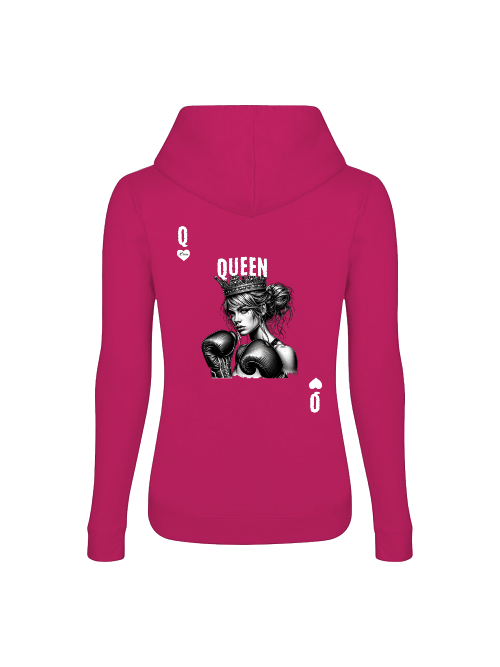 Girlie College Hoodie | Boxing Queen II