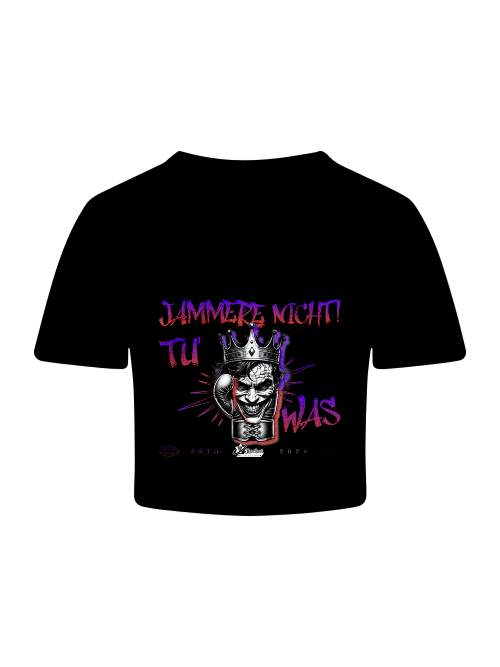 Women´s Tri-Blend Cropped T | Jammere nicht