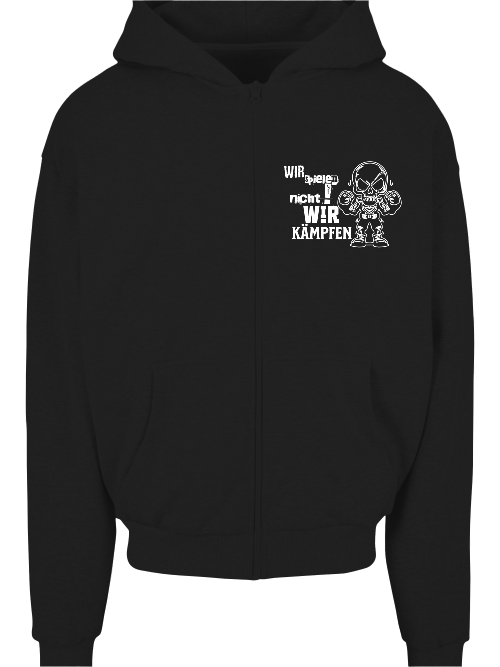 Knockout Collection Box Zip Hoodie wir spielen nicht wir kämpfen