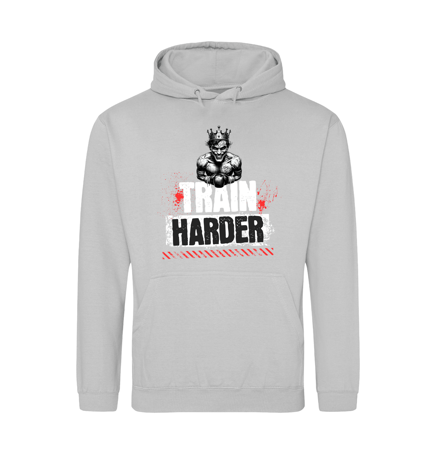 Moondust Grey Printed Hoody Front