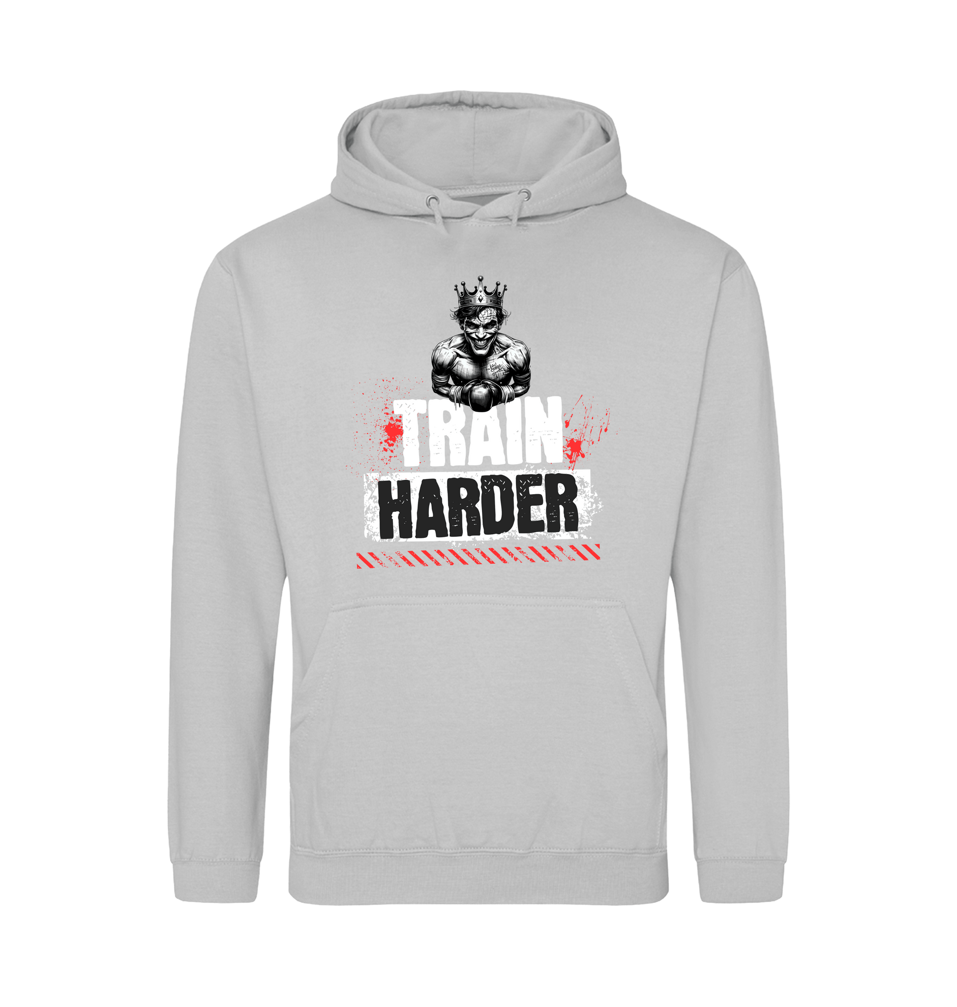 Moondust Grey Printed Hoody Front