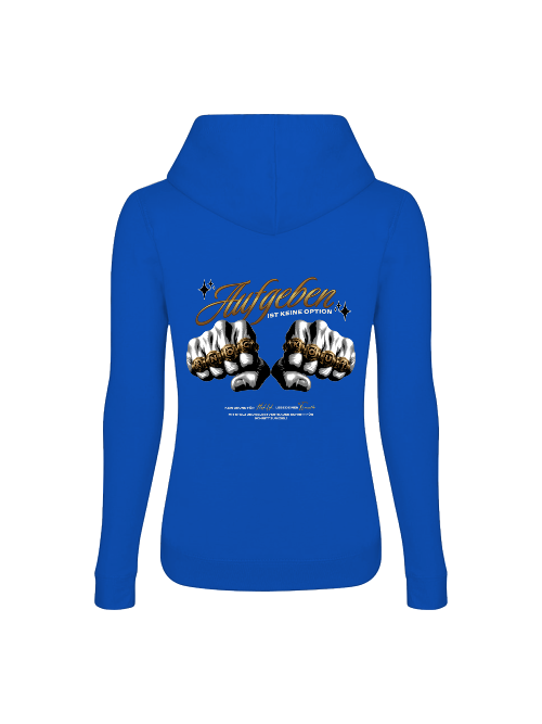 Girlie College Hoodie Boxen | Aufgeben ist keine Option