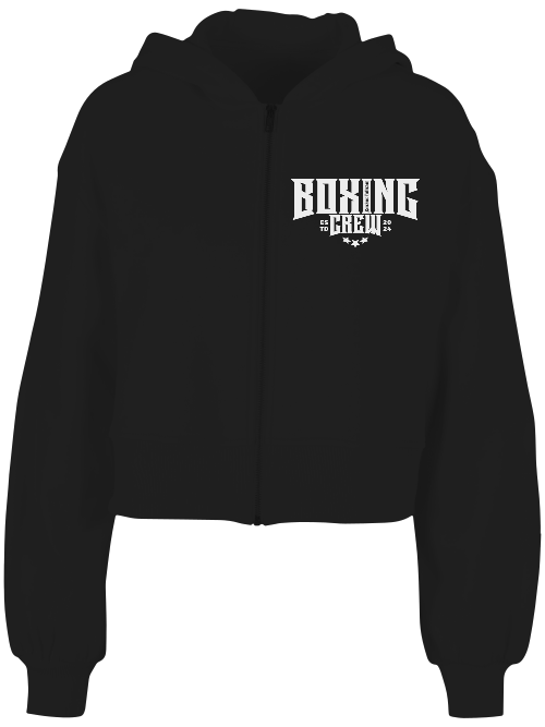 Ladies Short Oversized Zip Jacke Boxen | Boxing Crew2 Bild 4 Knockout Collection Boxsport