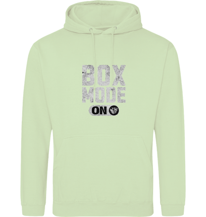 Pistachio Green Printed Hoody Front