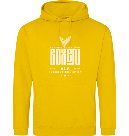 Gold Printed Hoody Front