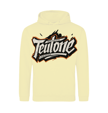 Sherbet Lemon Printed Hoody Front