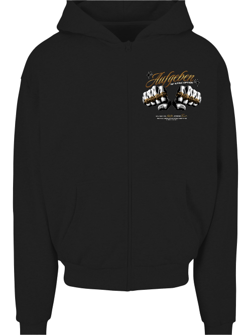 Zip-Hoodie Knockout Collection | Aufgeben ist keine Option | Box-Hoodie | Boxkleidung  