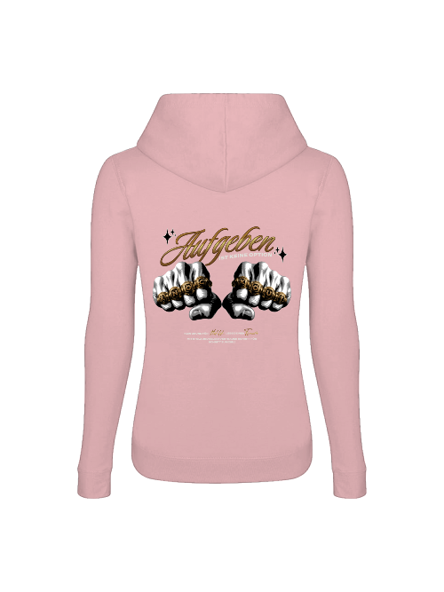 Girlie College Hoodie Boxen | Aufgeben ist keine Option