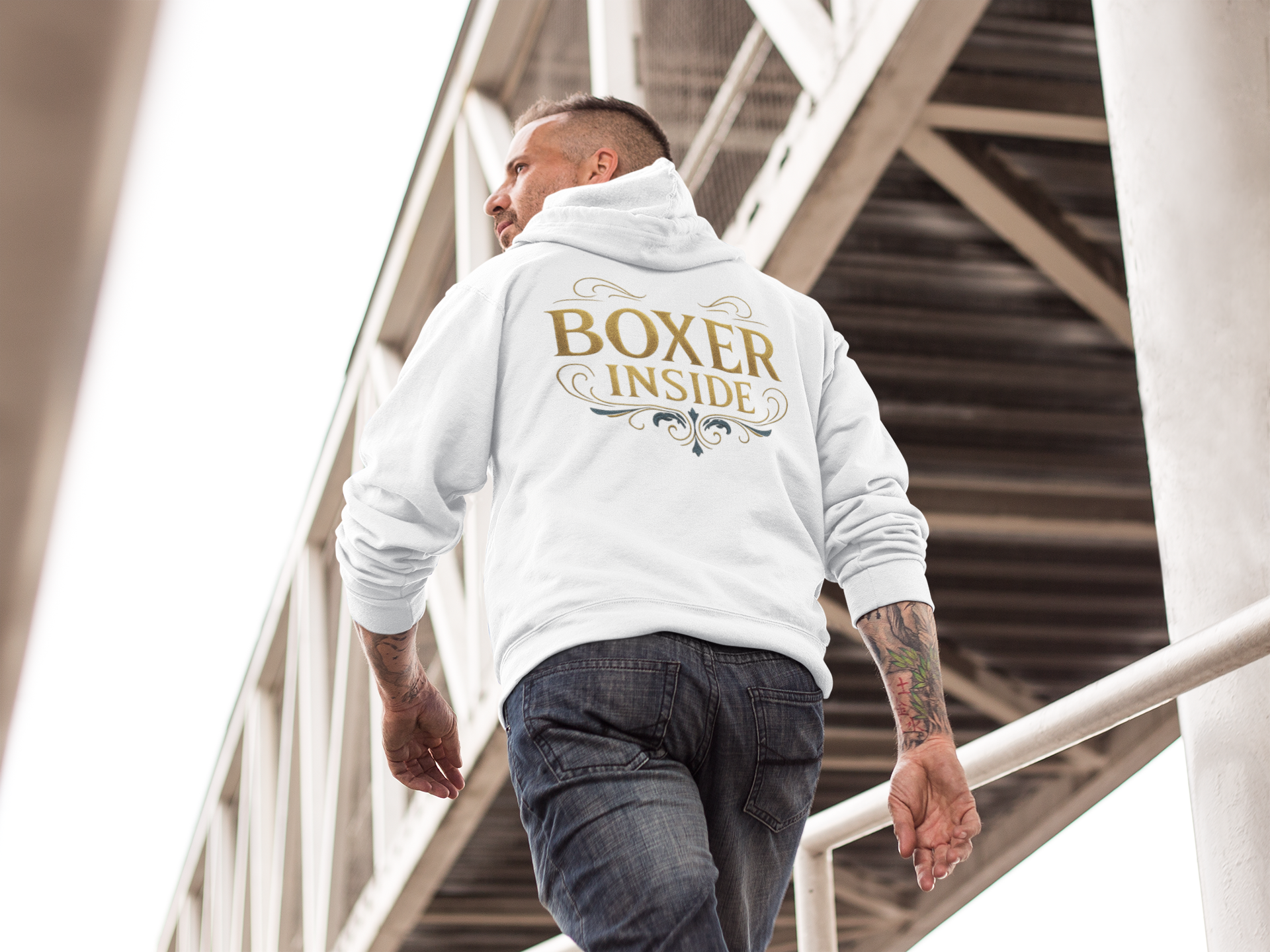 Ultra Heavy Zip Hoody Boxen | Boxer inside