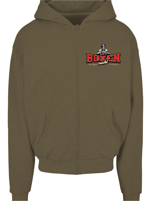 Zip Hoodie | Wir spielen Boxen nicht 