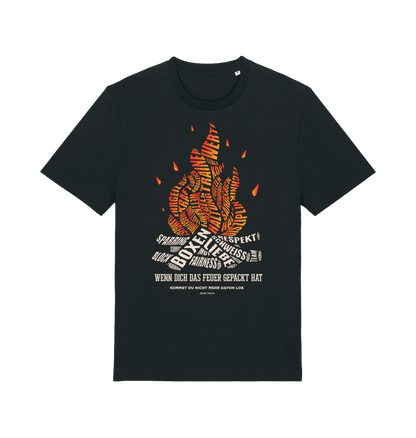Black Printed T-shirt Front