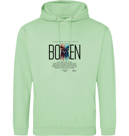 Apple Green Printed Hoody Front