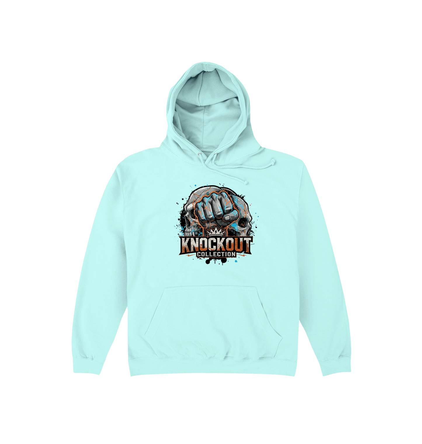 Peppermint Printed Hoody Front