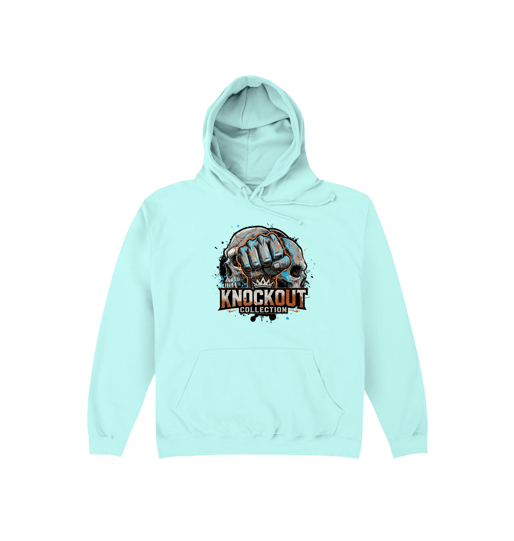 Peppermint Printed Hoody Front