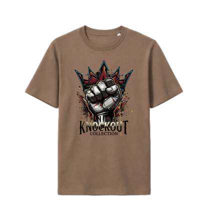 mocha Printed T-shirt Front
