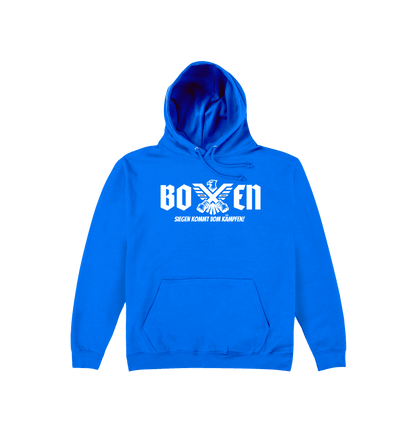 Royal Blue Printed Hoody Front