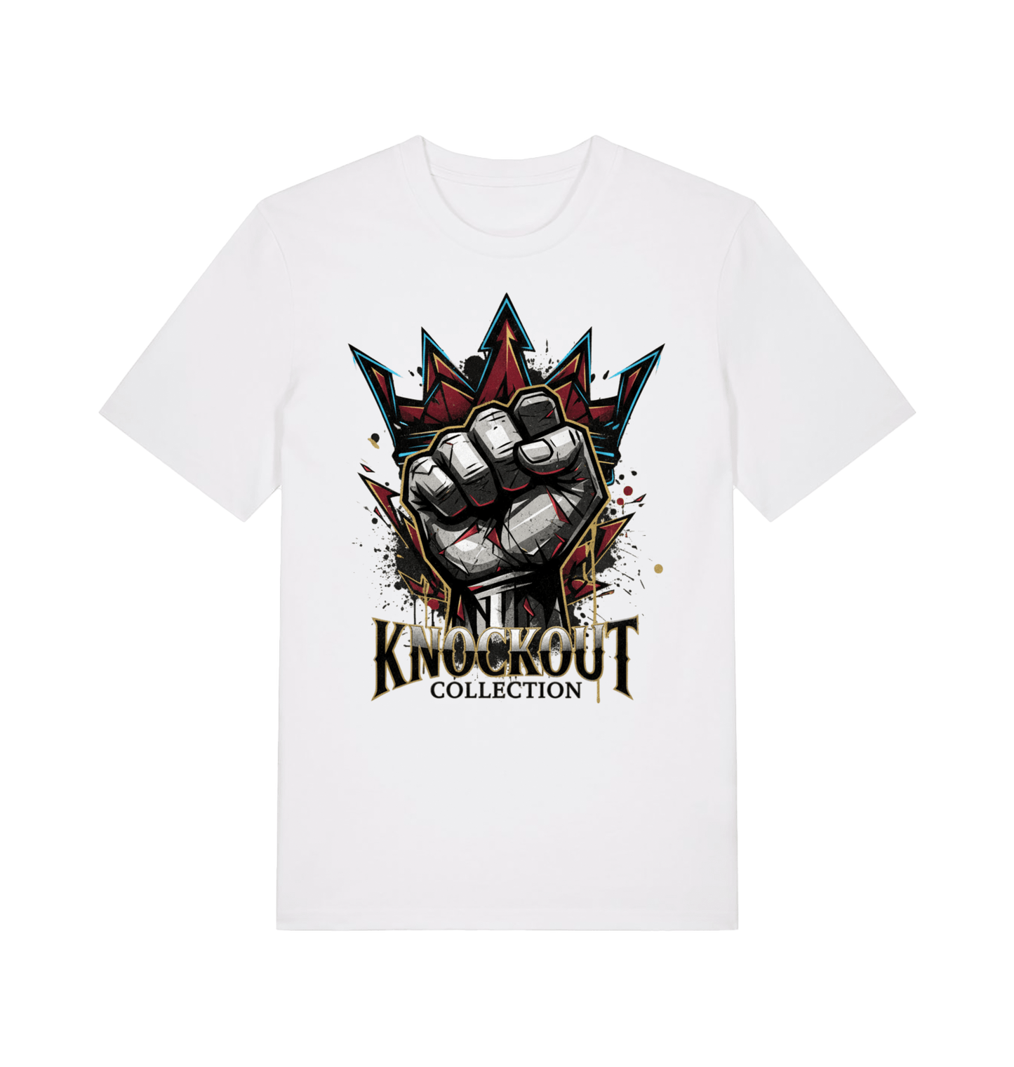 White Printed T-shirt Front