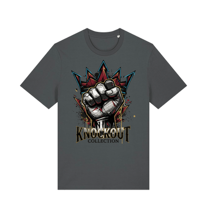 Anthracite Printed T-shirt Front
