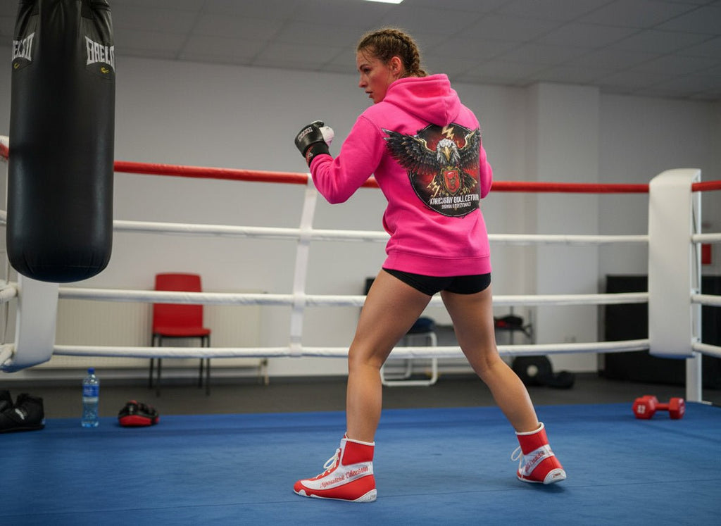 Girlie College Hoodie Boxen | Streetwear Bild 1 Knockout Collection Boxsport