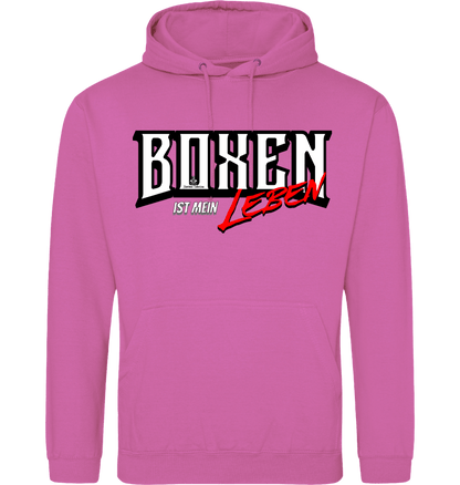Candyfloss Pink Printed Hoody Front