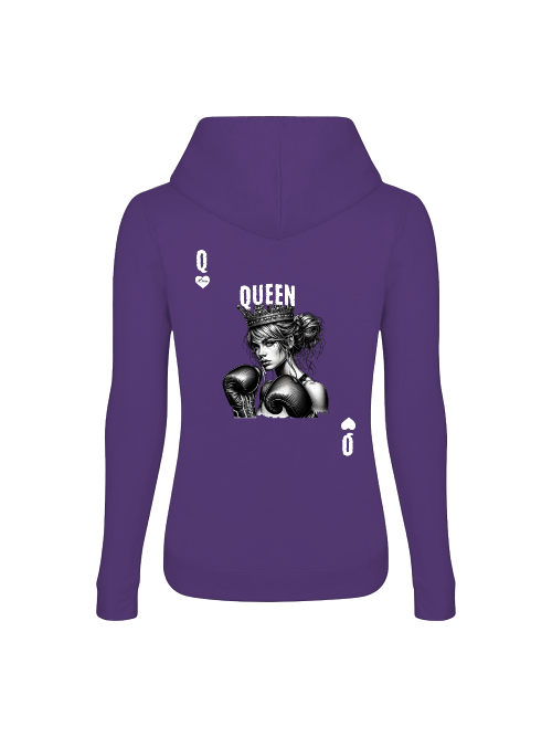 Girlie College Hoodie | Boxing Queen II