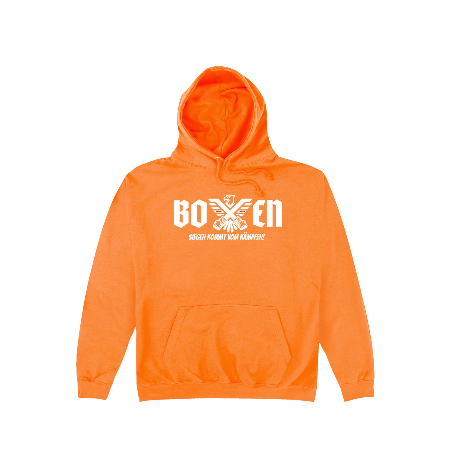 Orange Crush Printed Hoody Front