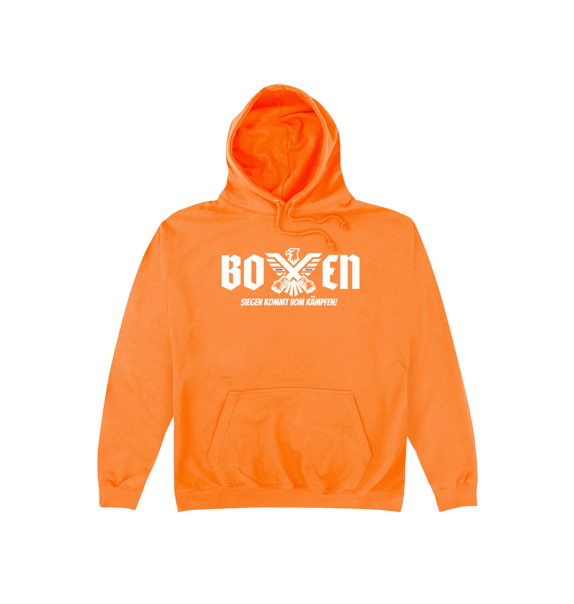 Orange Crush Printed Hoody Front