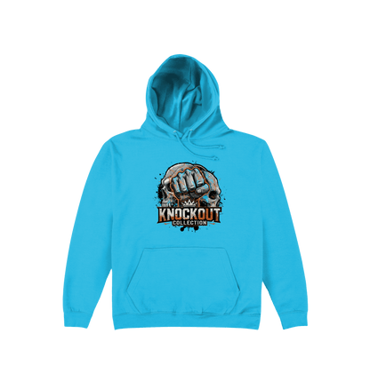 Hawaiian Blue Printed Hoody Front