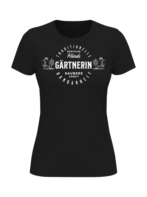 T-Shirt Gärtnerin | T-Shirt Landschaftsgärtnerin | Girlie-Shirt Gärtnerin 