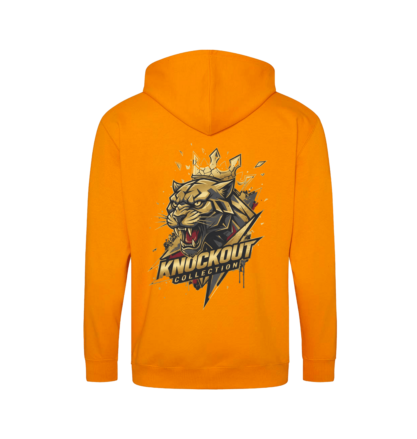Orange Crush Zip hoody Back