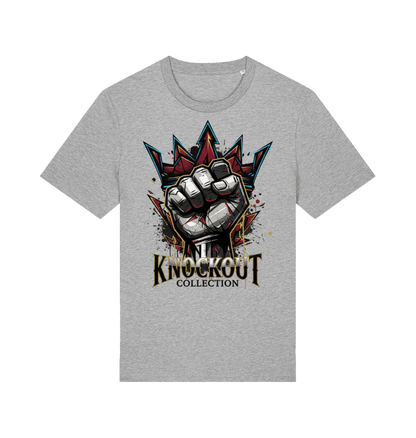 Heather Grey Printed T-shirt Front