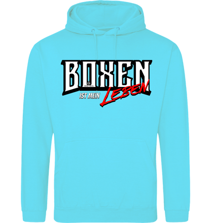 Turquoise Surf Printed Hoody Front