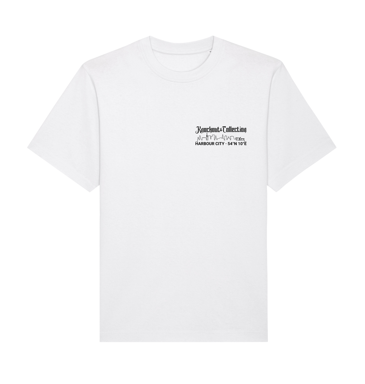 White Printed T-shirt Front