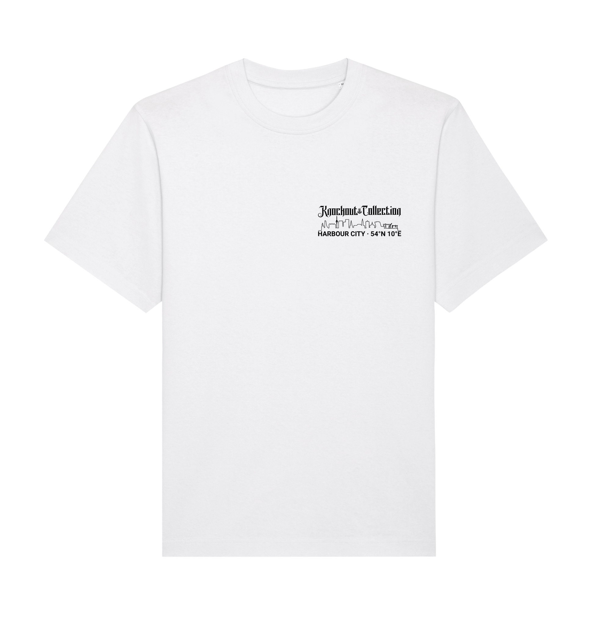 White Printed T-shirt Front